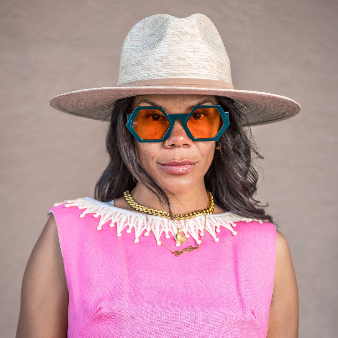 Straw Widebrim Fedora