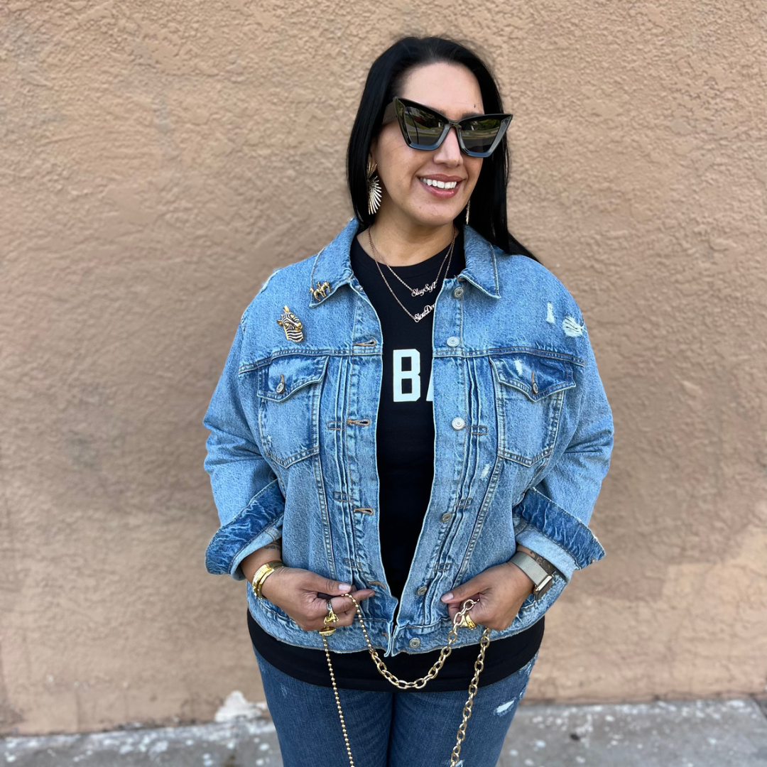 Medium Wash Denim Jacket