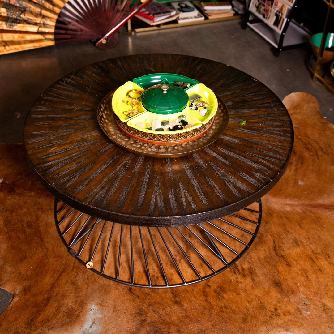 VNTG Circular Coffee Table