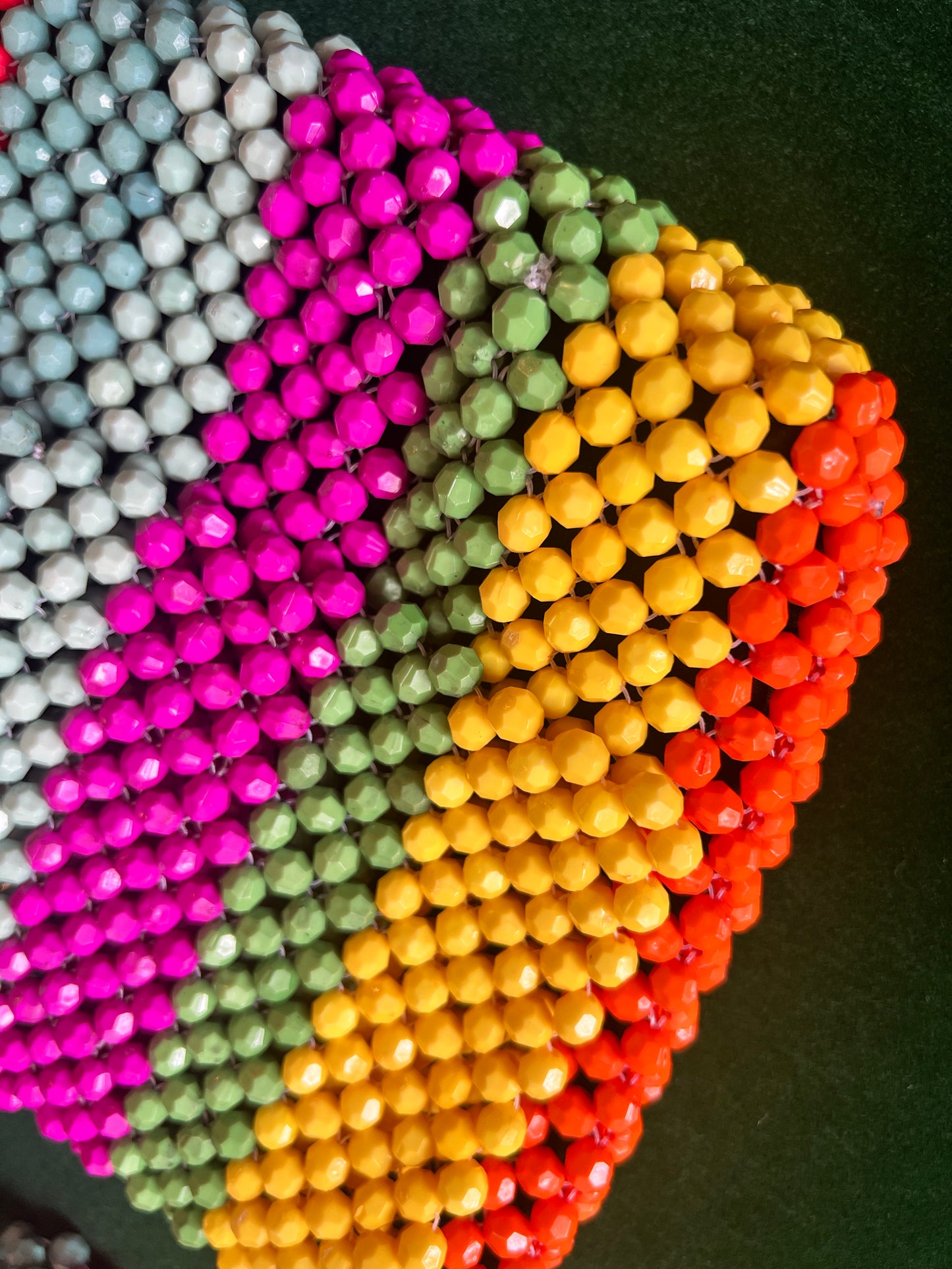 Cynthia Rowley Rainbow Beaded Crossbody Bag