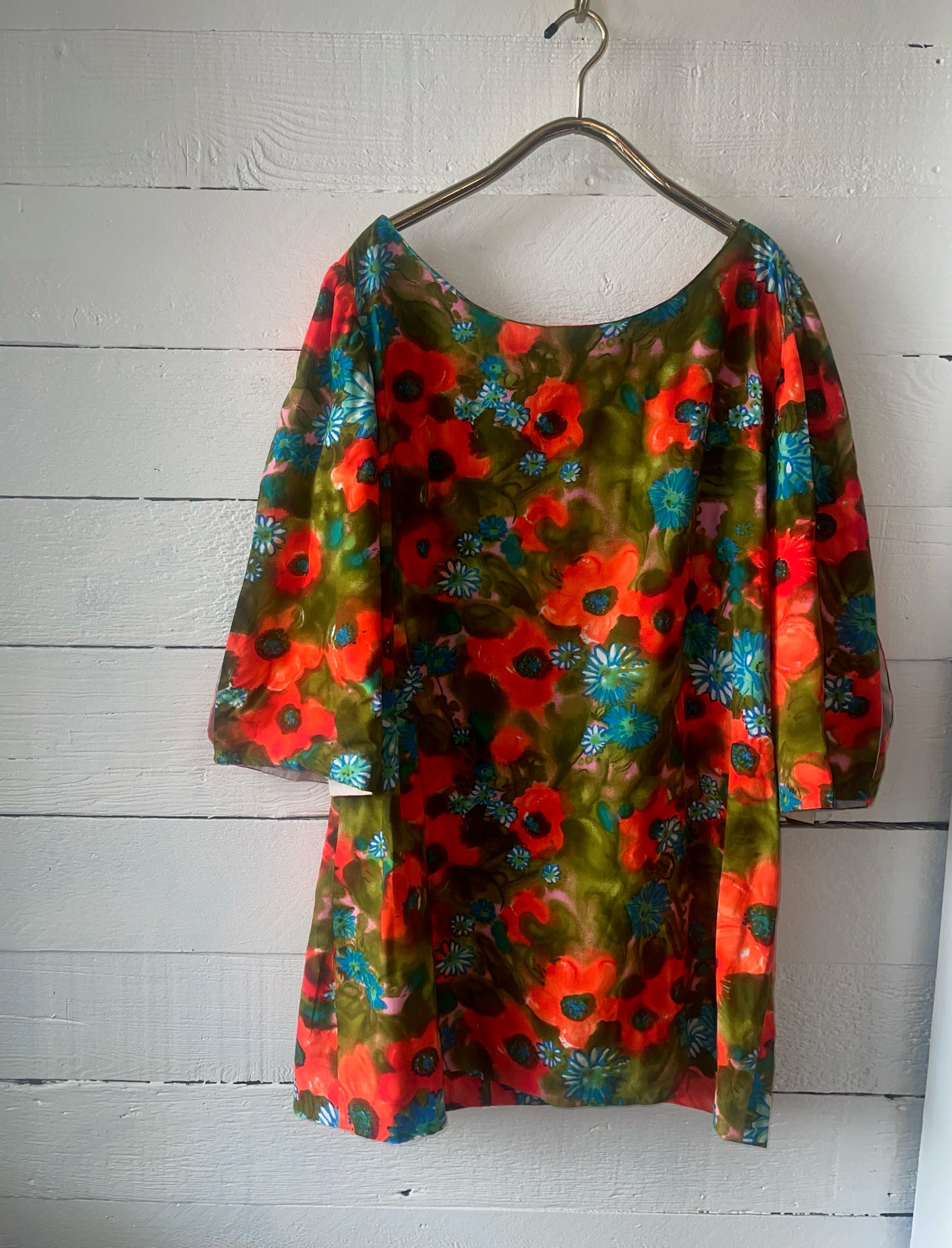 VNTG Short Multi-Colored Floral MuMu (Plus)