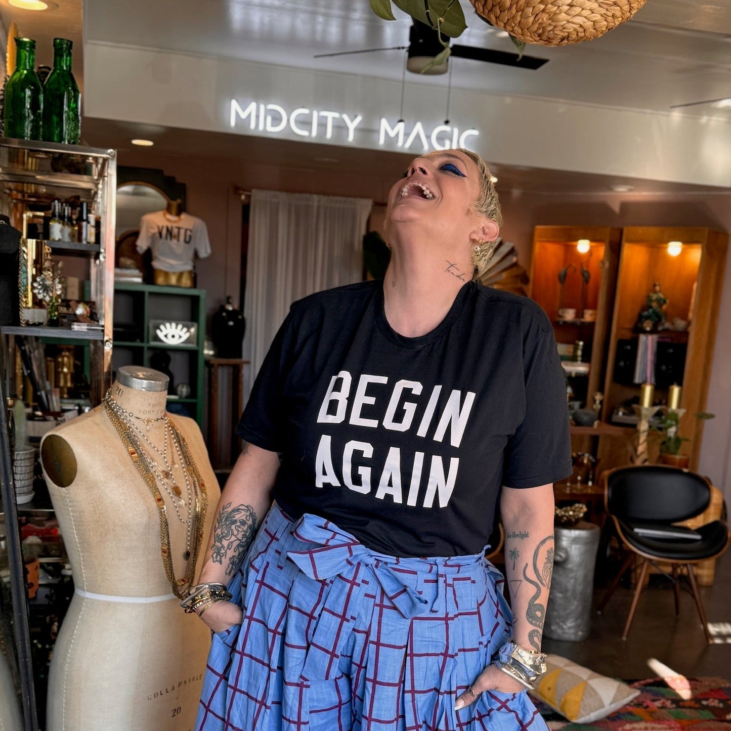 BEGIN AGAIN Tshirt