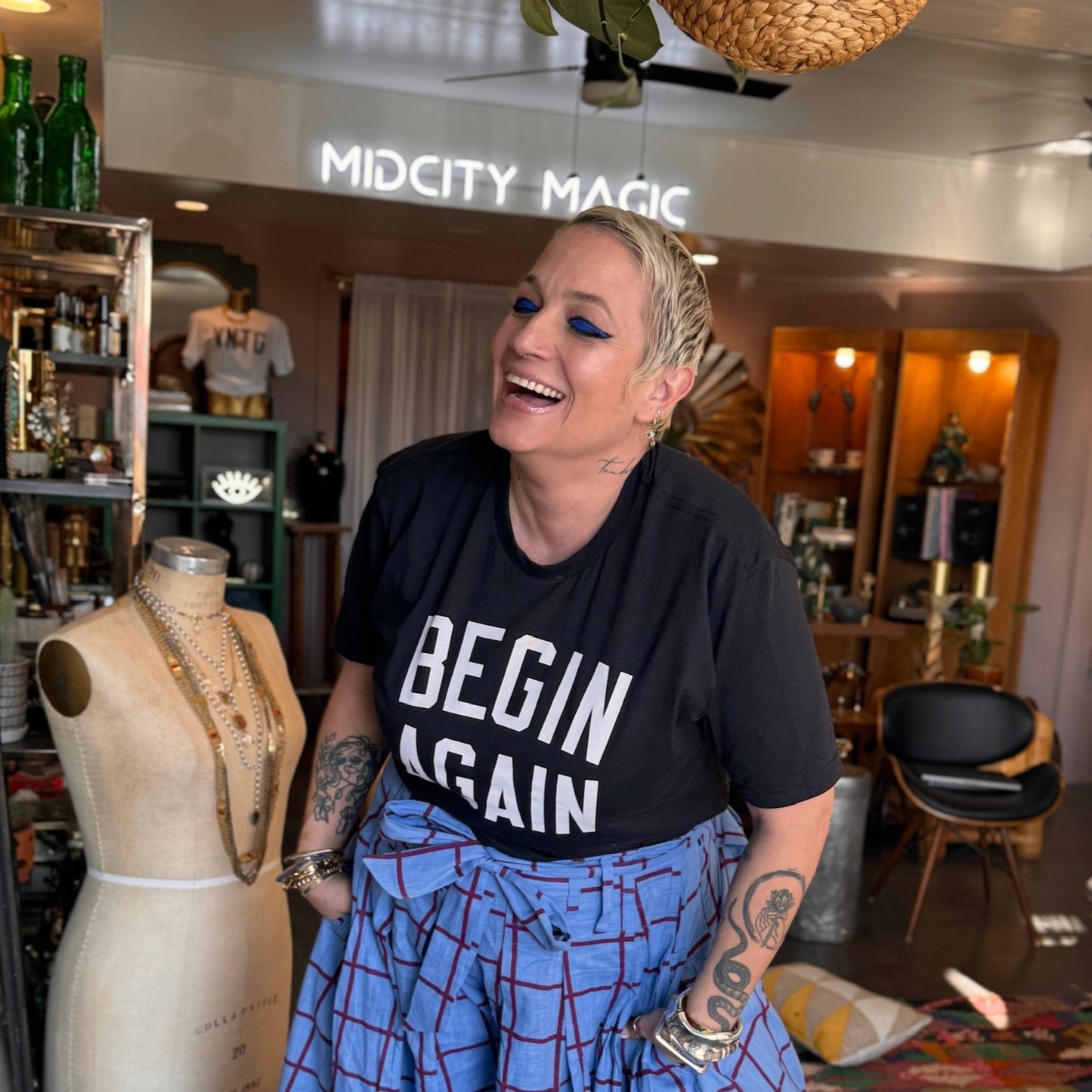 BEGIN AGAIN Tshirt