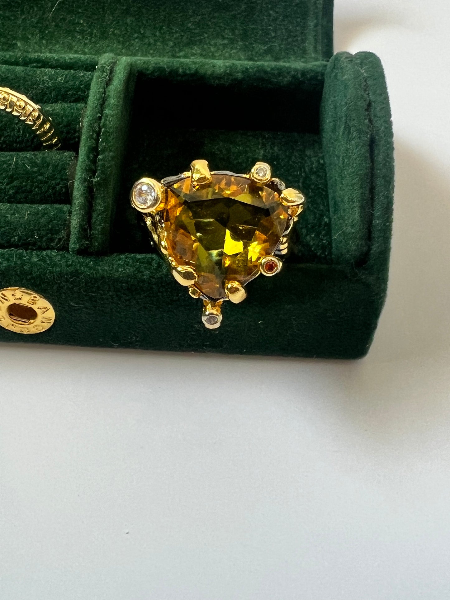Citrine Gold Ring