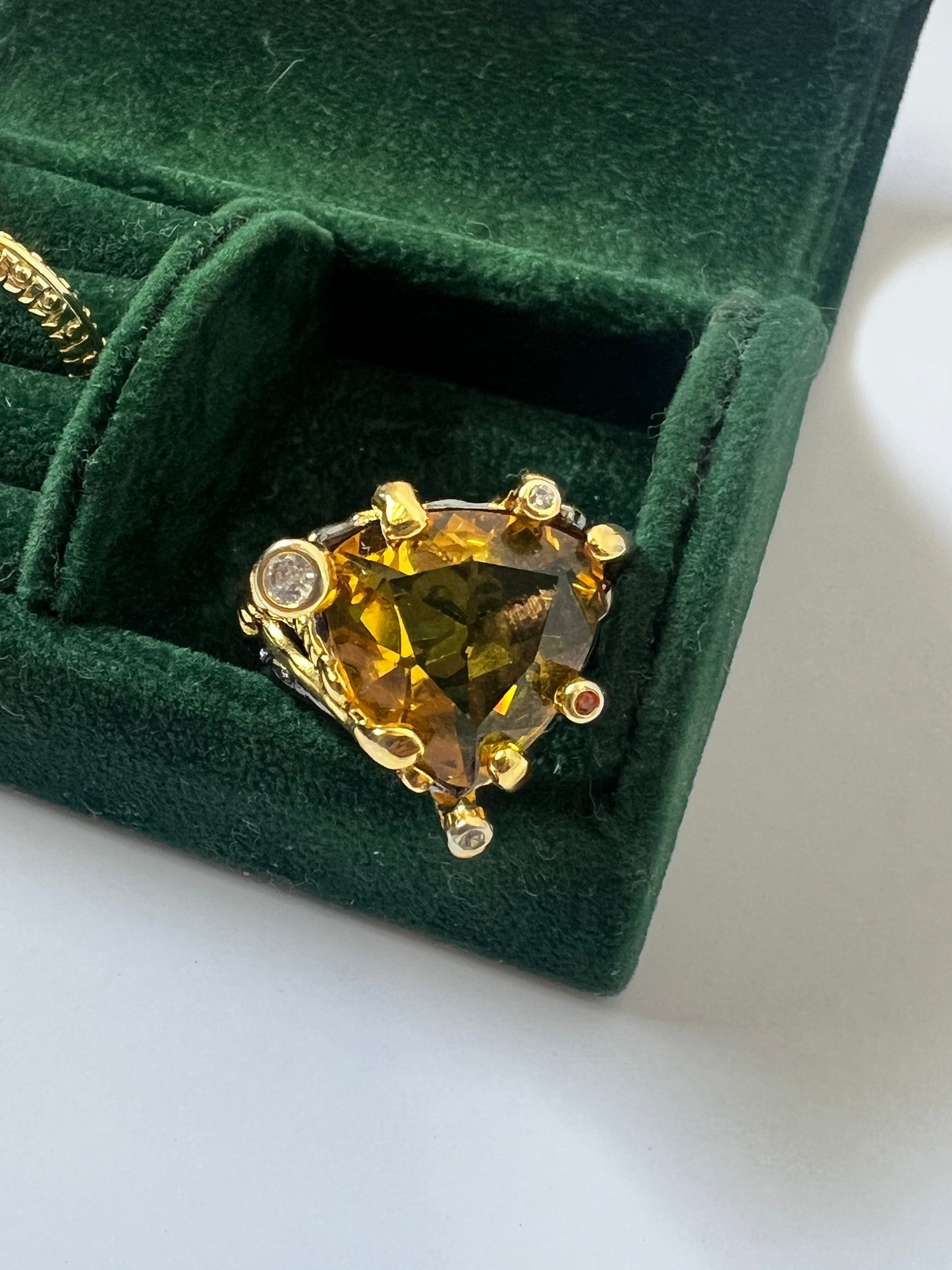 Citrine Gold Ring