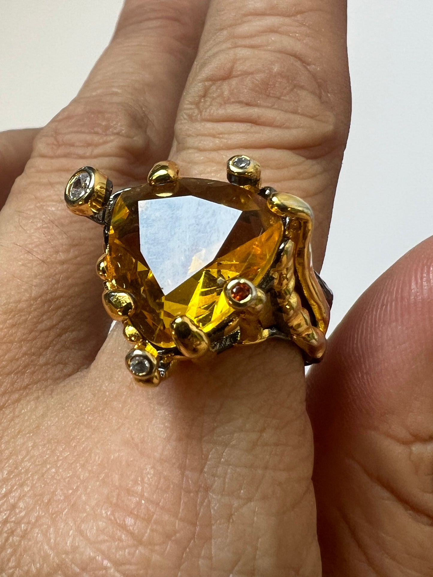 Citrine Gold Ring