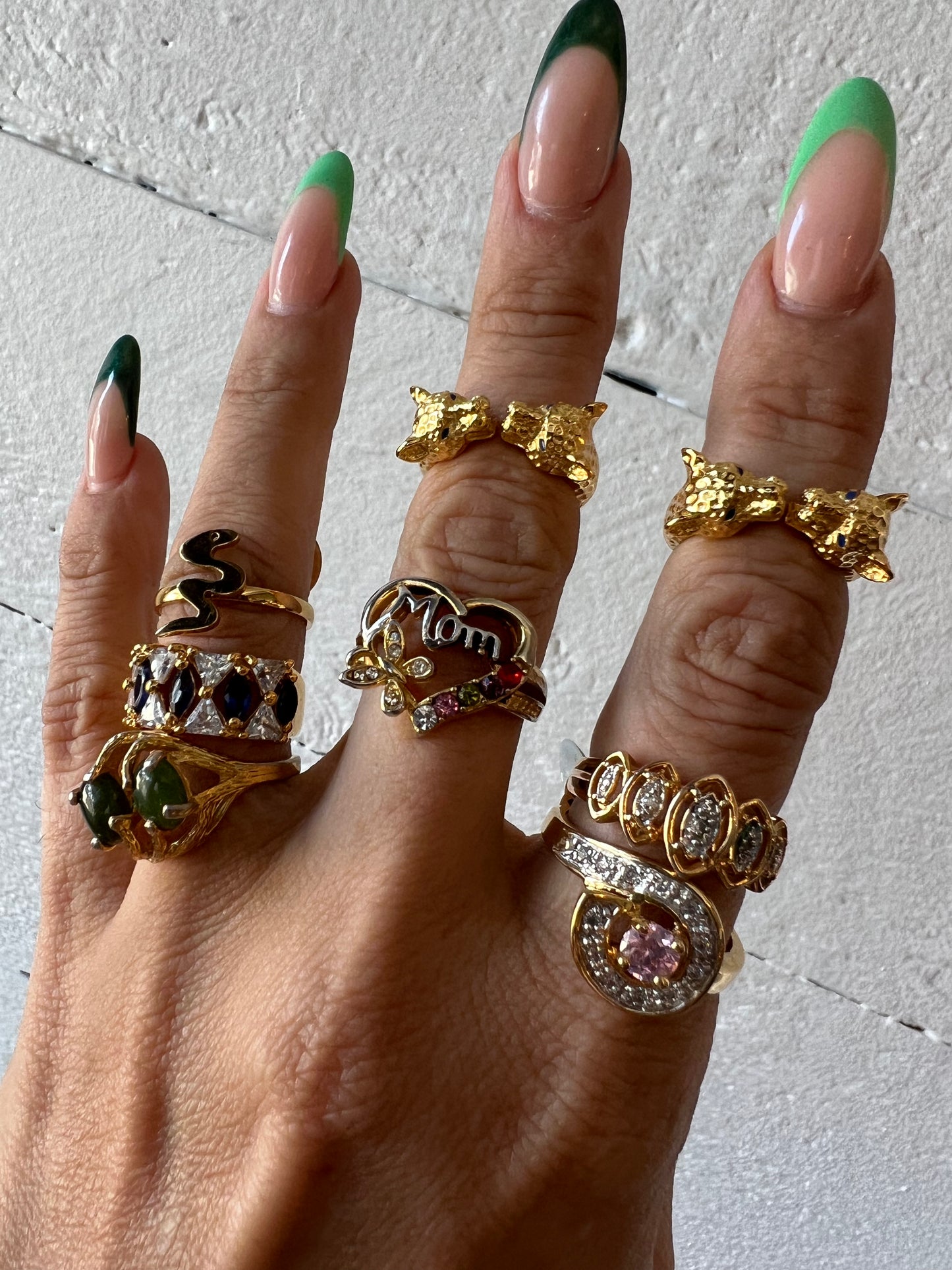 VNTG Pave Ring size 8
