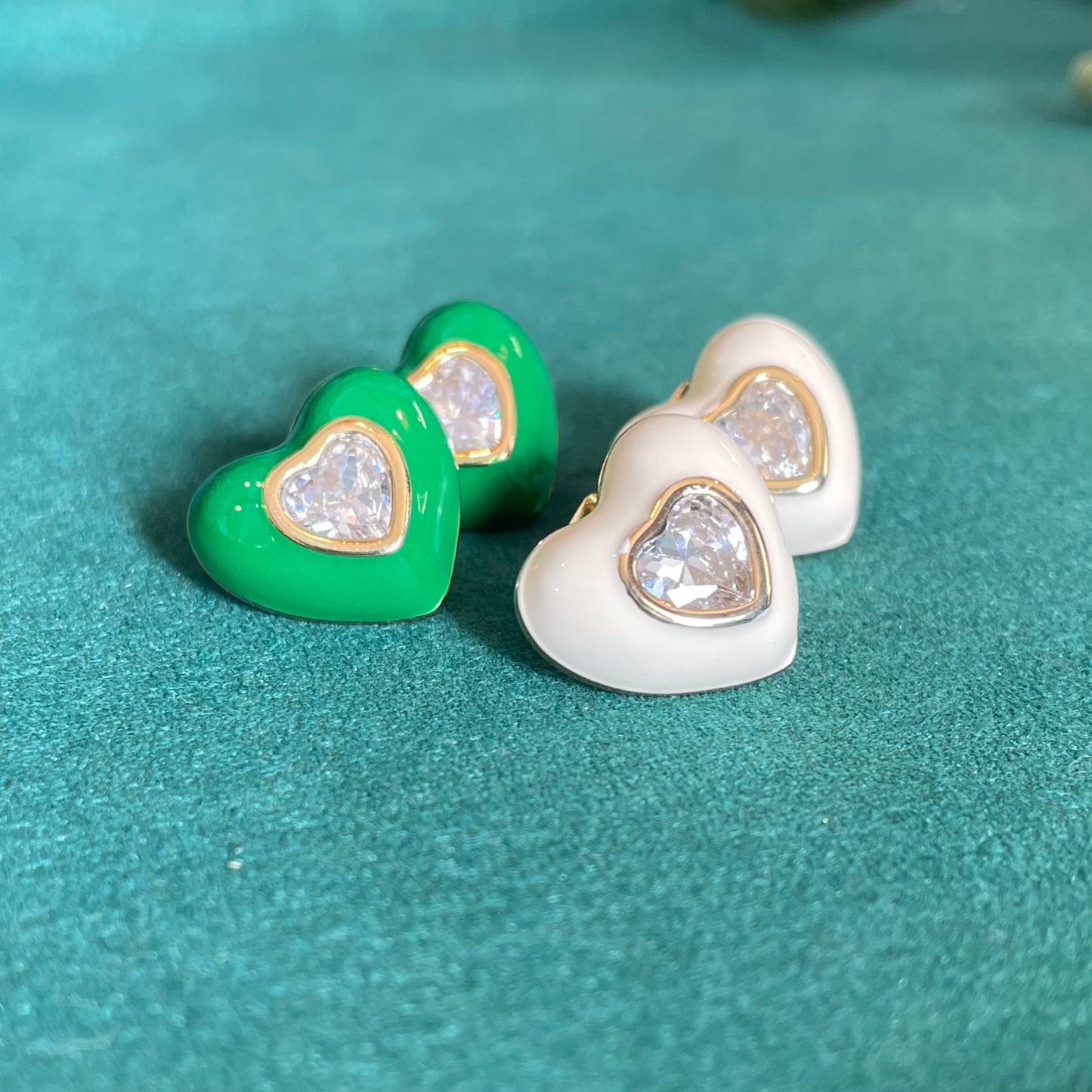 Shining Heart Earrings