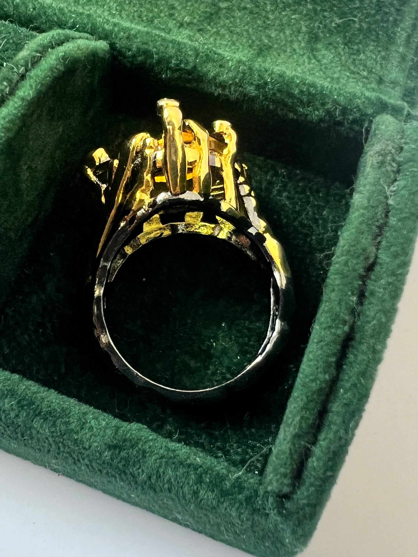 Citrine Gold Ring